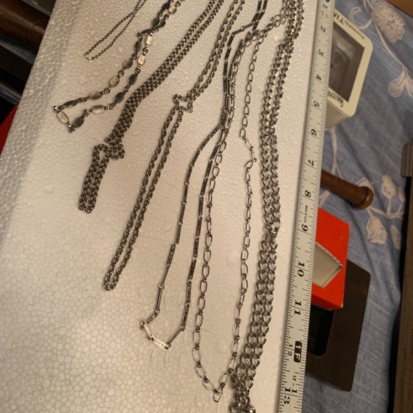 Vintage Napier Six Strand Chain Necklace - Picture 3 of 6